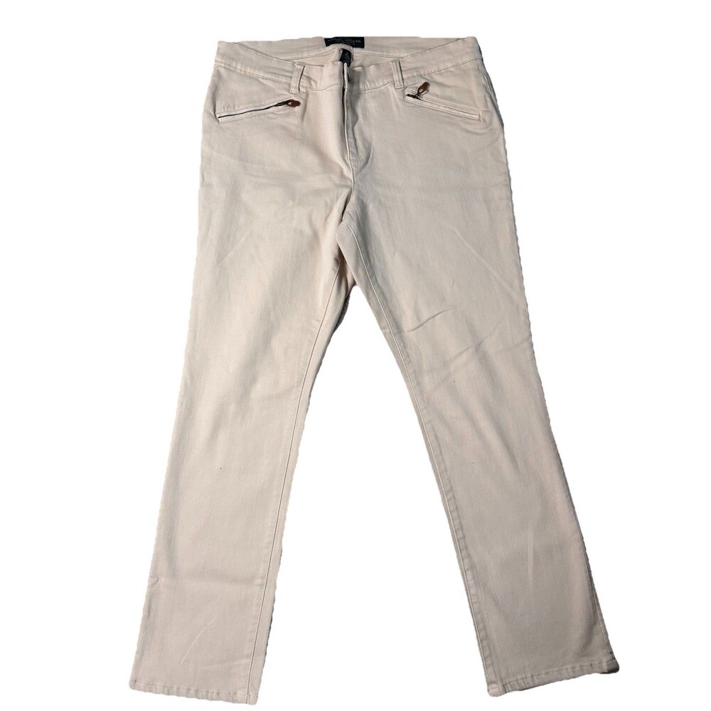 Lauren Jeans Co Ralph Lauren Women’s beige casual size 14p